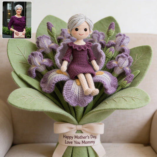 Unique Gift For Her/ Mom, Custom From Any Photo - Personalized Mother Premium Faux Fur Pillow