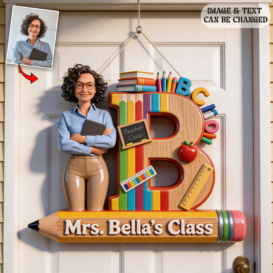 Teacher Gift Idea - Personalized Teacher Acrylic Sign