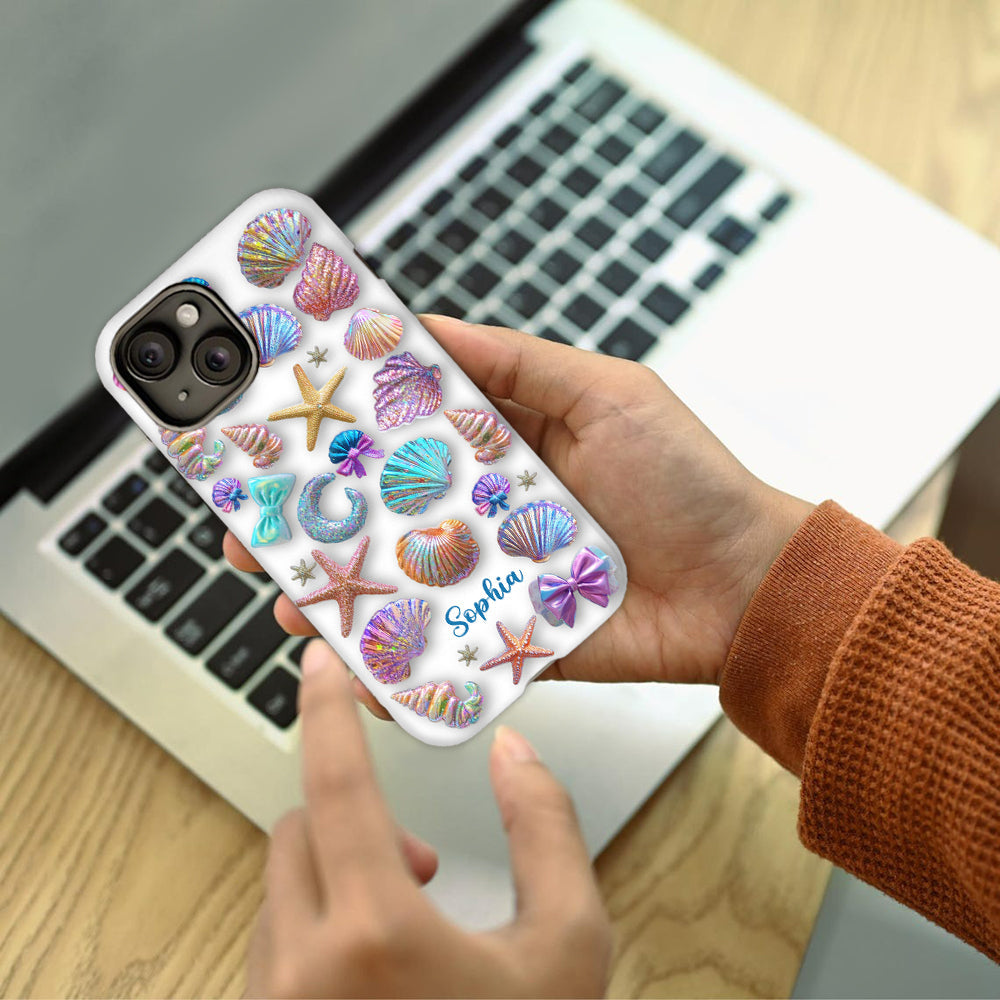 Salty Lil' Beach - Personalized Sea Lover Full Print Phone Case