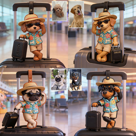Travel With Pets - Personalized Dog Luggage Tag