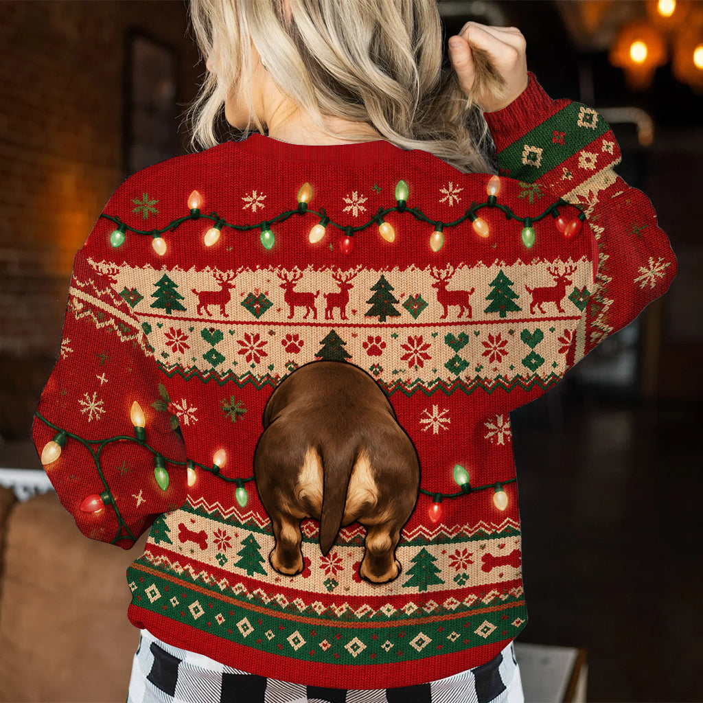 Christmas Cute Dog - Personalized Dog Ugly Sweater