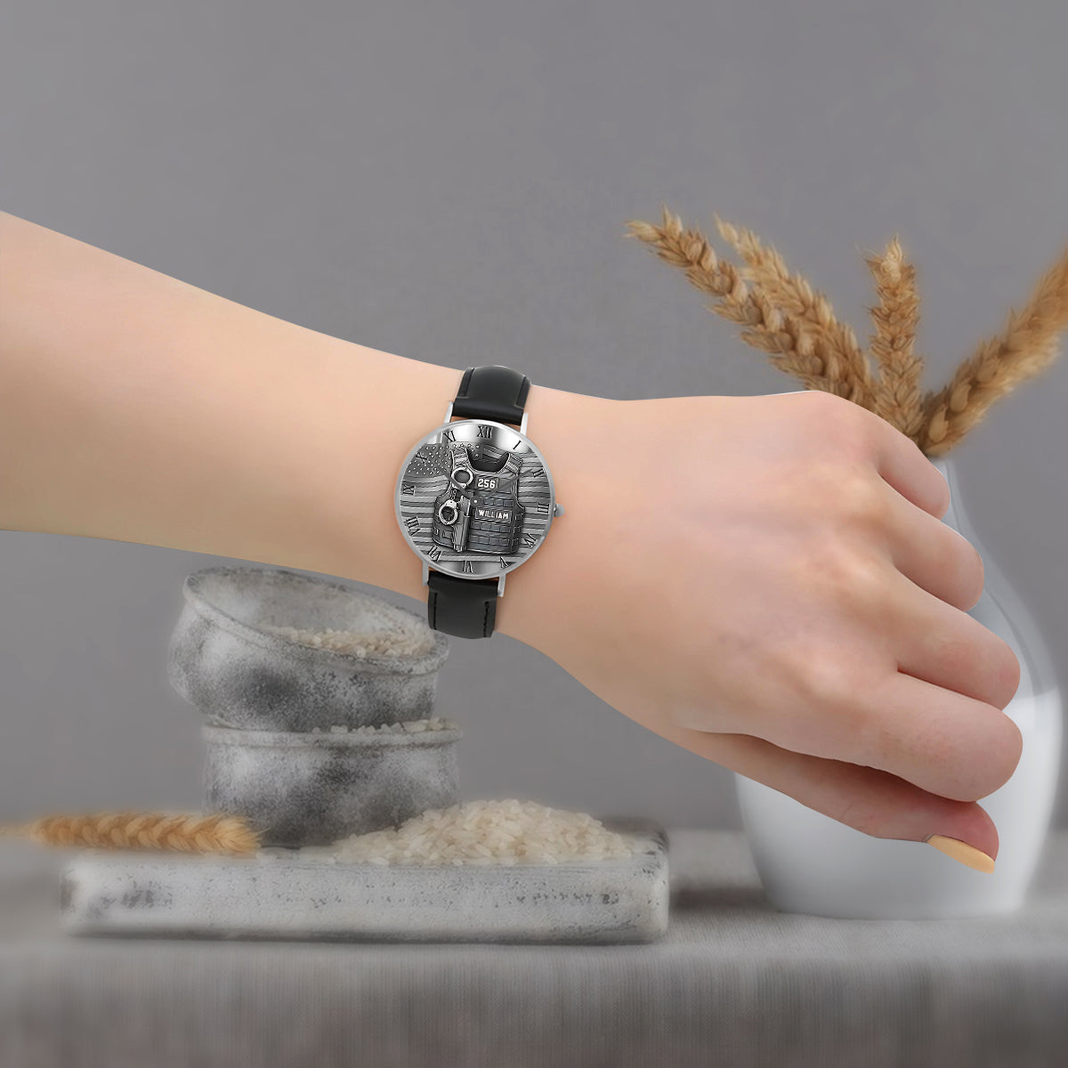 Serve And Protect - Personalized Police Officer Hand Watch
