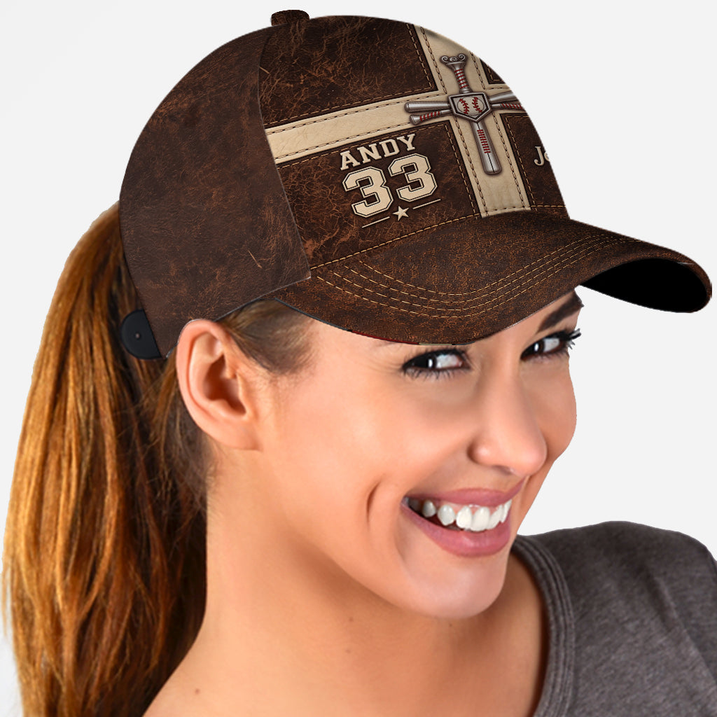 Love God Play Baseball - Personalized Baseball Classic Cap