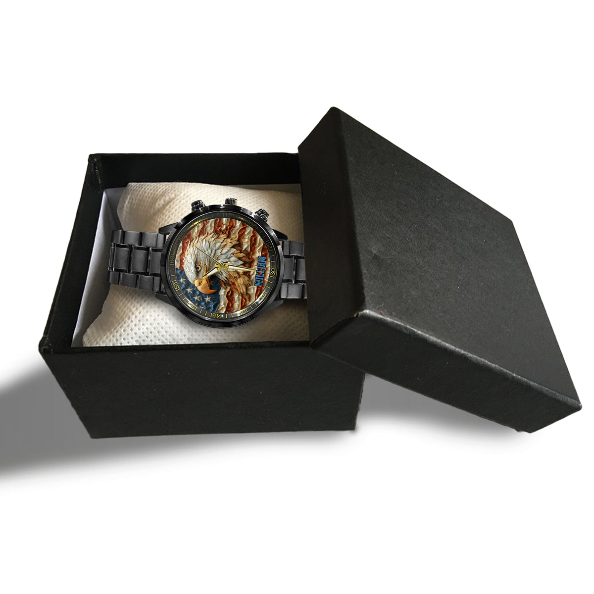 Strong Eagle - Personalized Bald Eagle Hand Watch