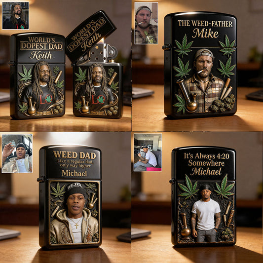 World's Dopest Dad - Personalized Weed Lighter