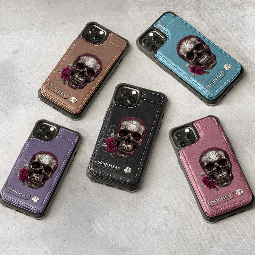 You & Me We Got This - Personalized Skull Wallet Phone Case