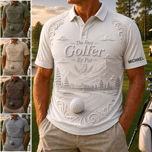 Love Golf - Personalized Golf Polo Shirt