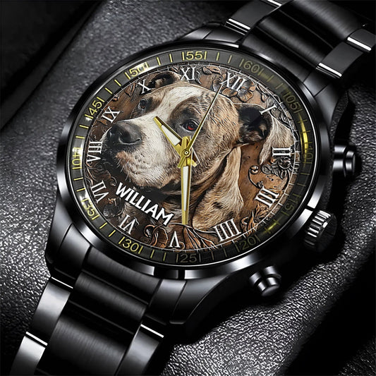 Strong Pitbull - Personalized Dog Hand Watch