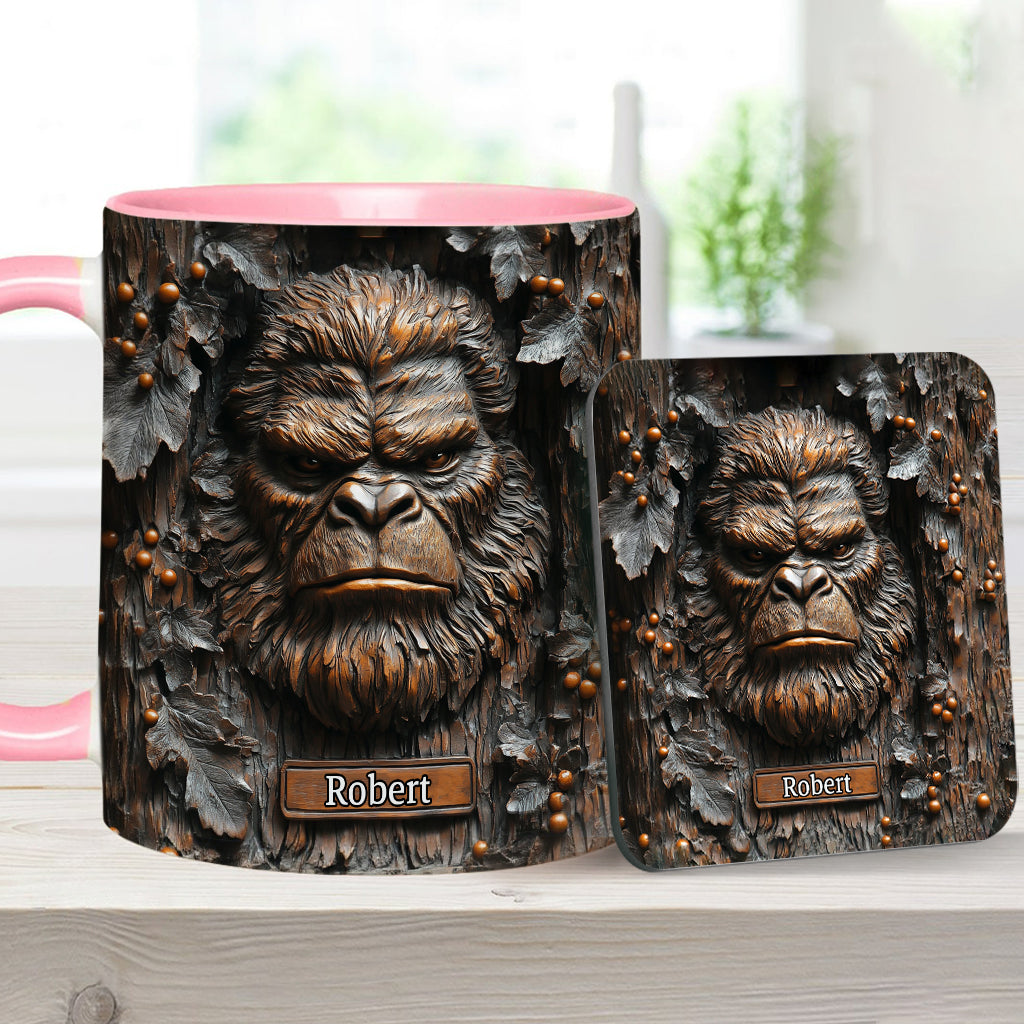Sasquatch - Personalized Camping Accent Mug