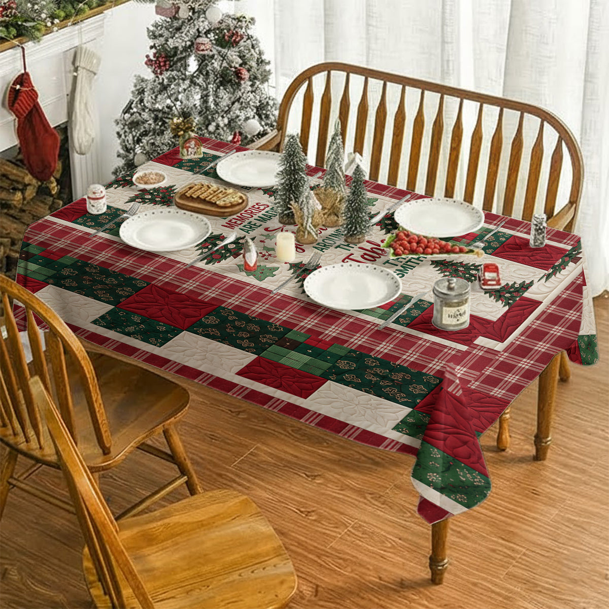 The Best Memories - Personalized Family Table Cloth Cover