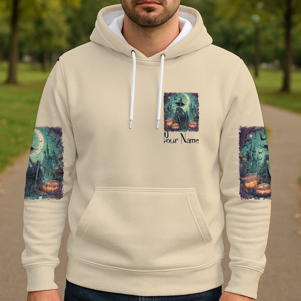 Town Of Halloween - Personalized Witch All Over Shirt