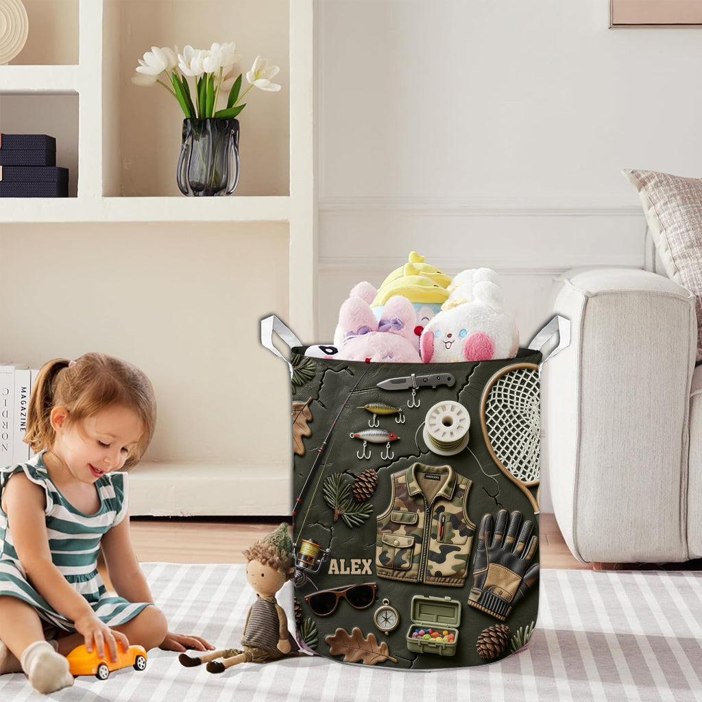 Love Fishing - Personalized Fishing Storage Basket
