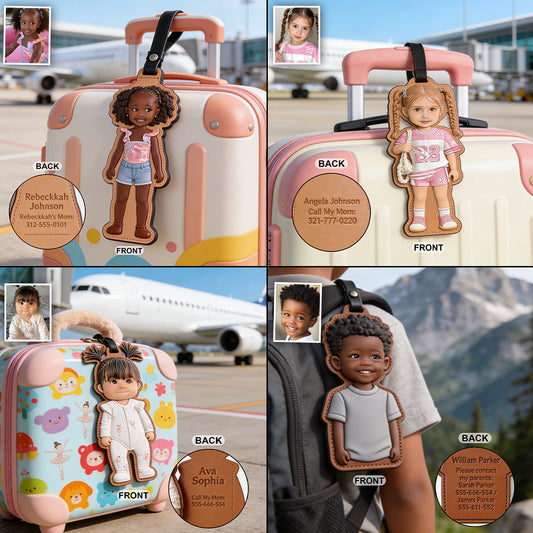My First Luggage Tag - Personalized Kid Luggage Tag
