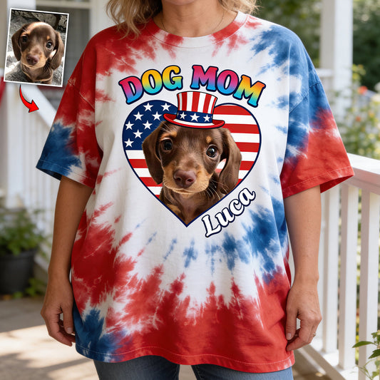 Red, White & Woof - Personalized Pet All Over Shirt