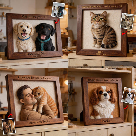 You Left Paw Prints On Our Hearts - Personalized Dog Custom Shaped Acrylic Plaque