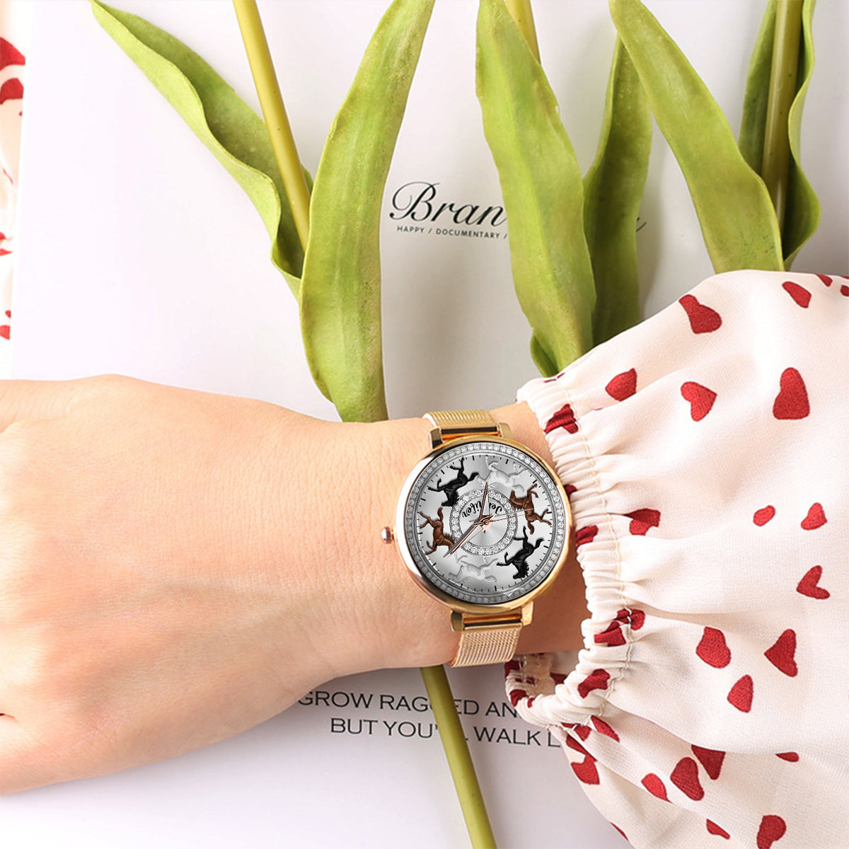 Love Horses - Personalized Horse Women Hand Watch