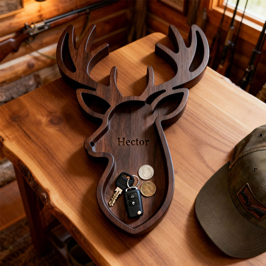 Perfect Gift For Hunting Lover - Personalized Hunting Catch-All Tray