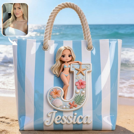 Summer Trip Must-Have - Personalized Self Love Beach Bag