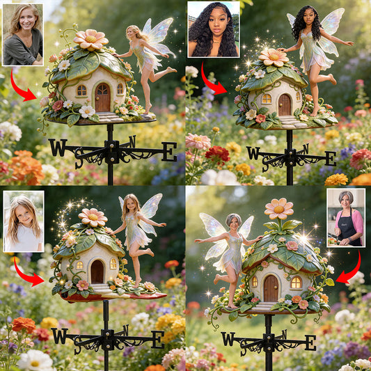 Tinkerbell Lovers, Fairy Theme Gift - Personalized Self Love Weather Vane