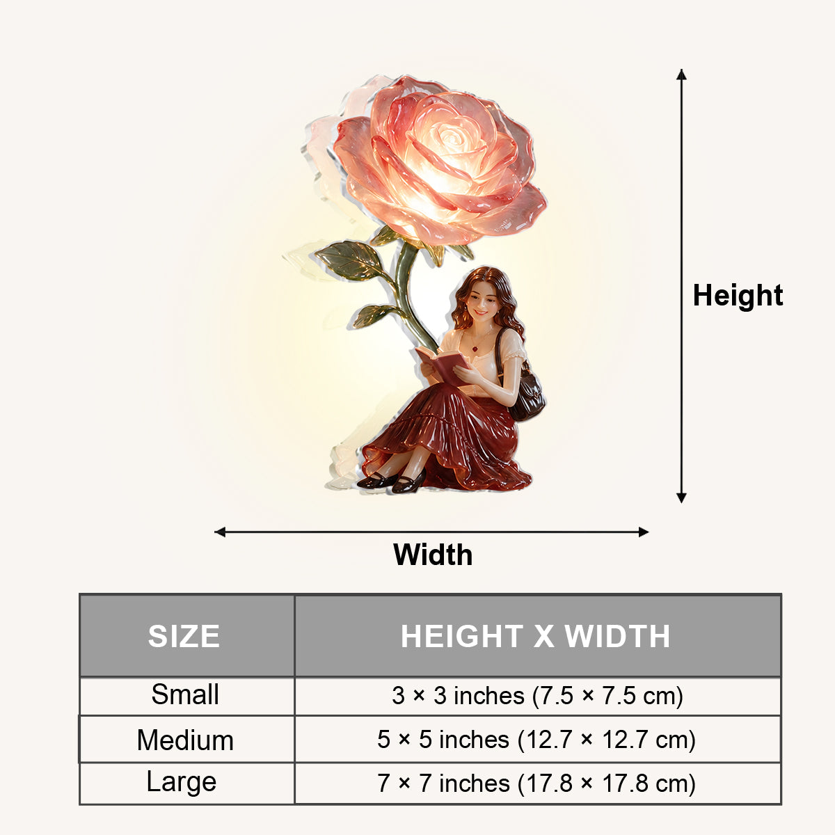 Bloom Within - Personalized Book LED Light Ceramic Pot