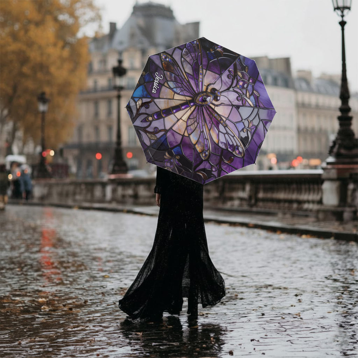 Majestic Dragonfly - Personalized Dragonfly Umbrella