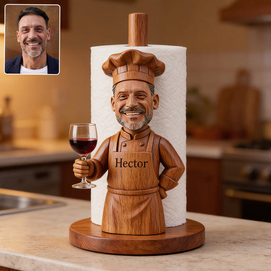 That's What I Do, I Cook I Drink - Personalized Cooking Paper Towel Stand