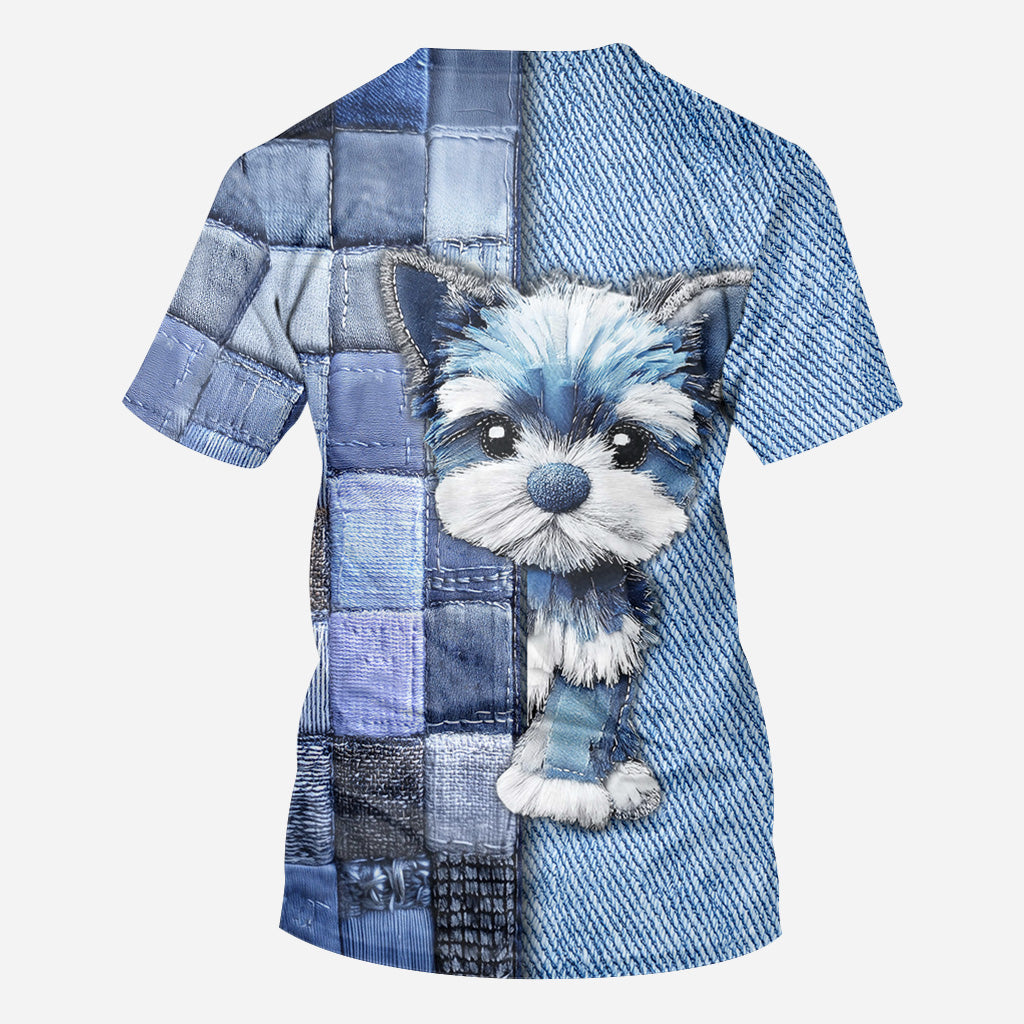 Love Yorkshire Terriers - Personalized Dog All Over Shirt