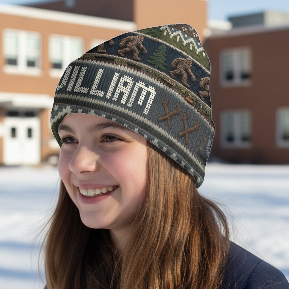 Love Hiking - Personalized Hiking Beanie Hat