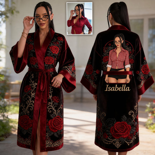Love Myself - Personalized Self Love Pajama Kimono Robe