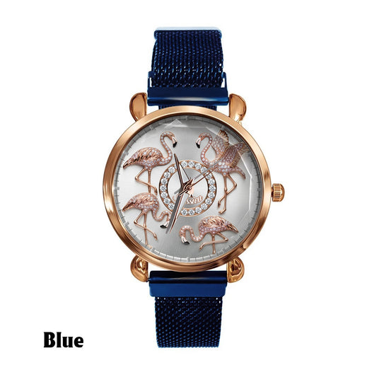 Love Flamingos - Personalized Flamingo Women Hand Watch