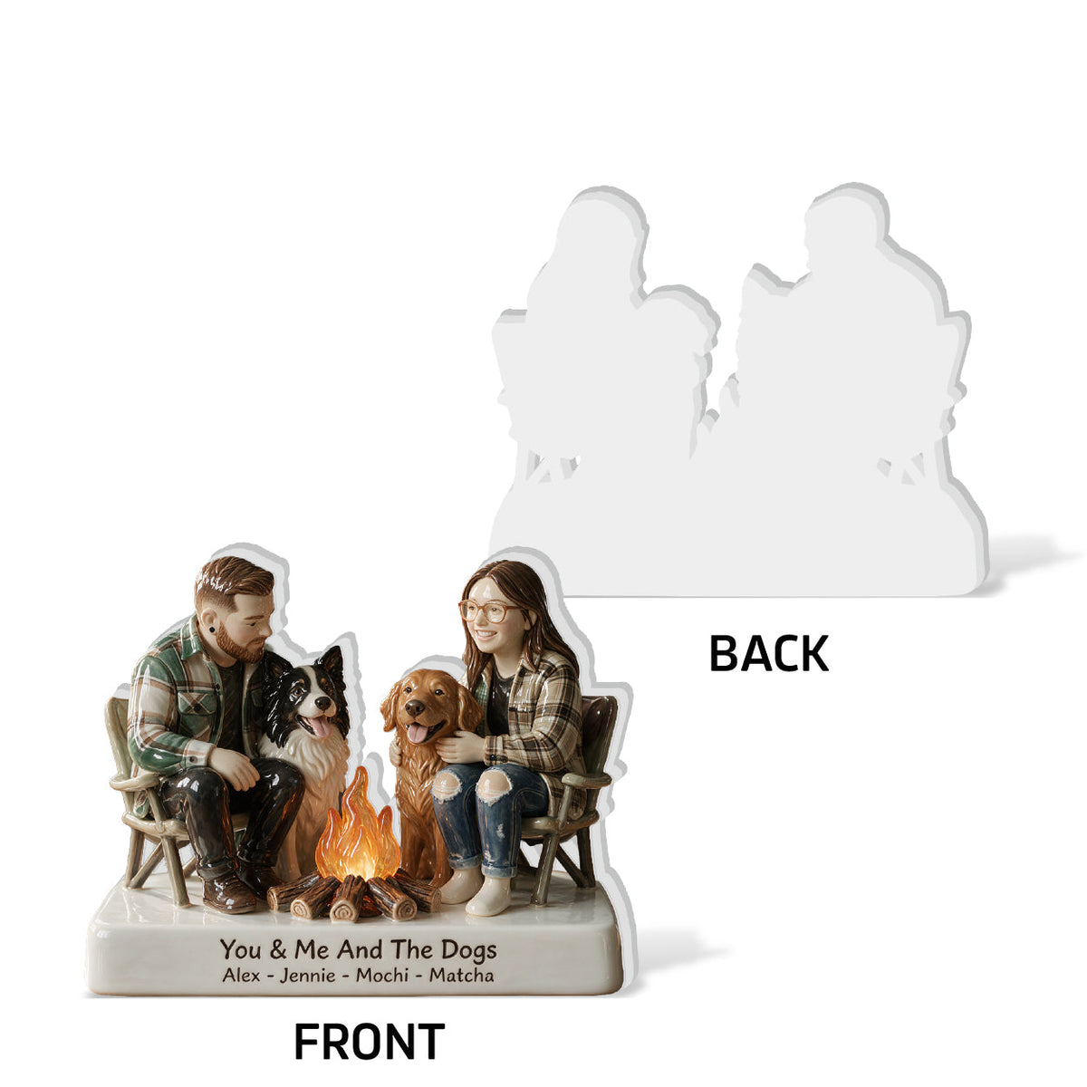 Into The Forest - Personalized Camping 3D Plaque