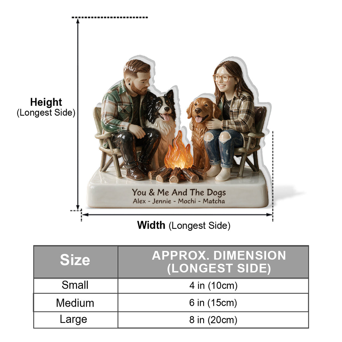Into The Forest - Personalized Camping 3D Plaque
