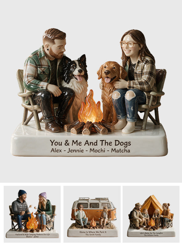 Into The Forest - Personalized Camping 3D Plaque