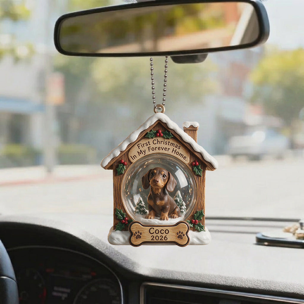 Forever Home - Personalized Dog Premium 3D Ornament