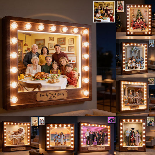 Custom From Any Photo - Personalized Family LED Light Acrylic Sign
