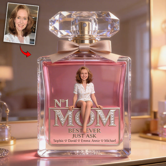No1 Mom Ever - Personalized Mother Custom Shaped Acrylic Plaque