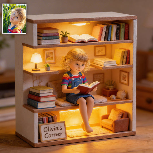 Love Reading - Personalized Book Acrylic LED Night Light