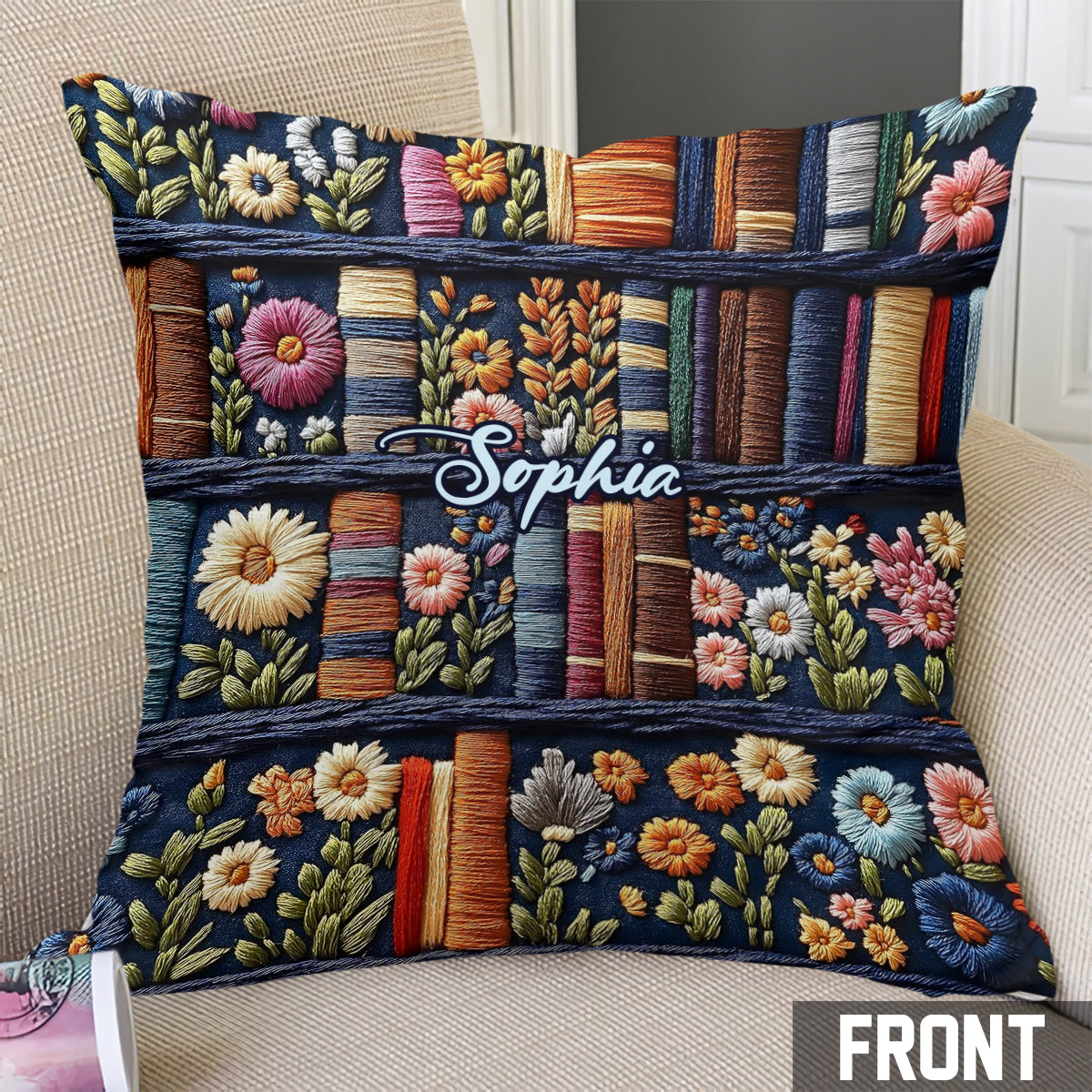 Love Reading - Personalized Book Throw Pillow