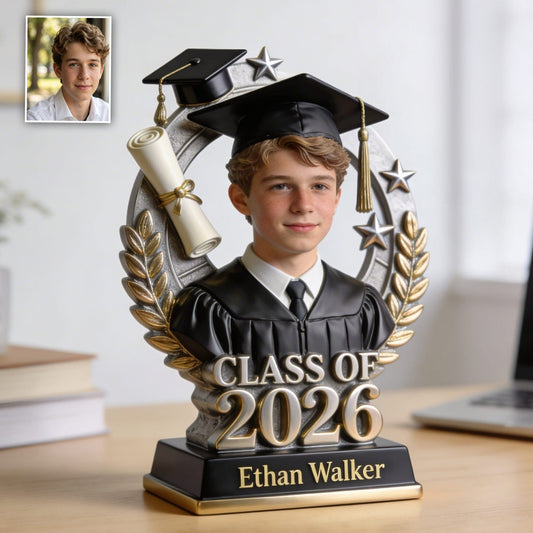 Proud Graduation Trophy - Personalized Graduation Custom Shaped Acrylic Plaque
