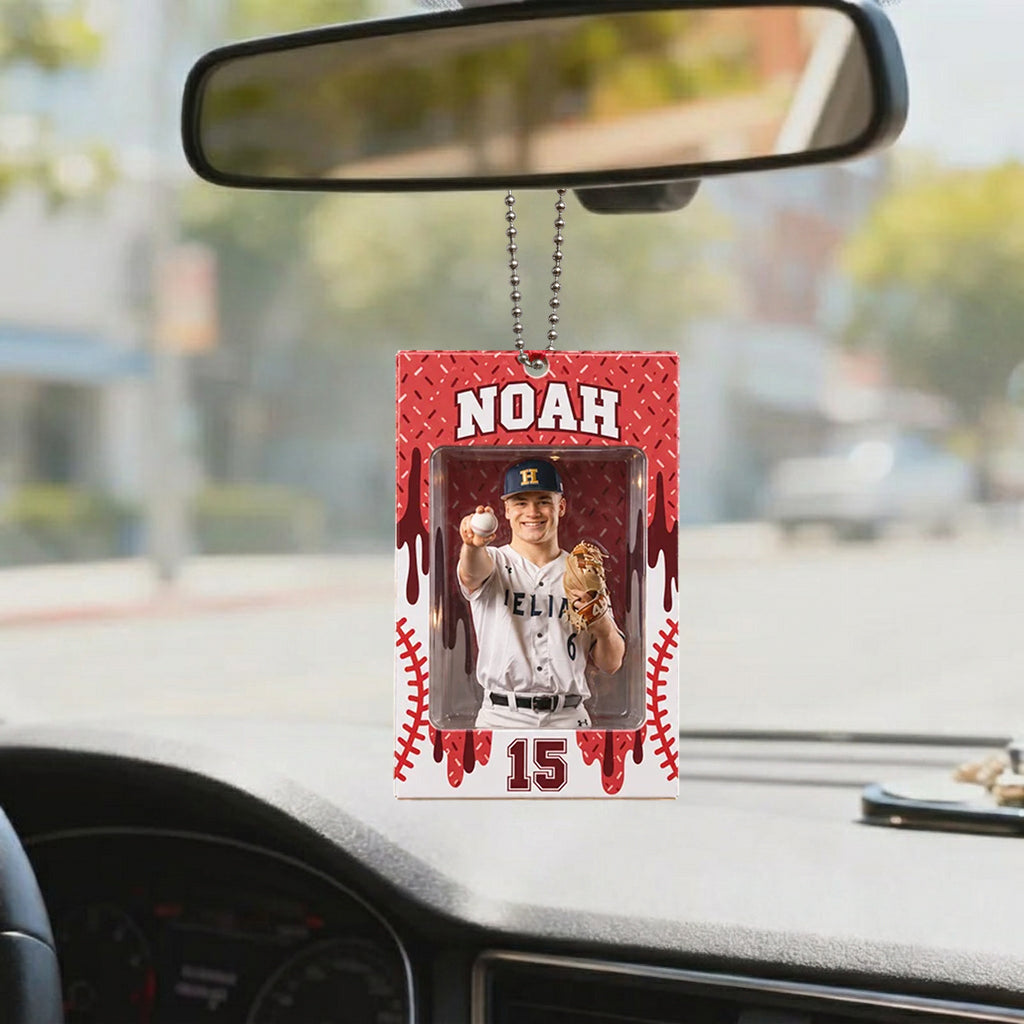 Love Baseball - Personalized Baseball Premium 3D Ornament