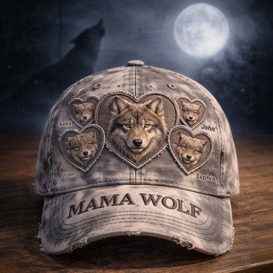 Mama Wolf - Personalized Mother Classic Cap