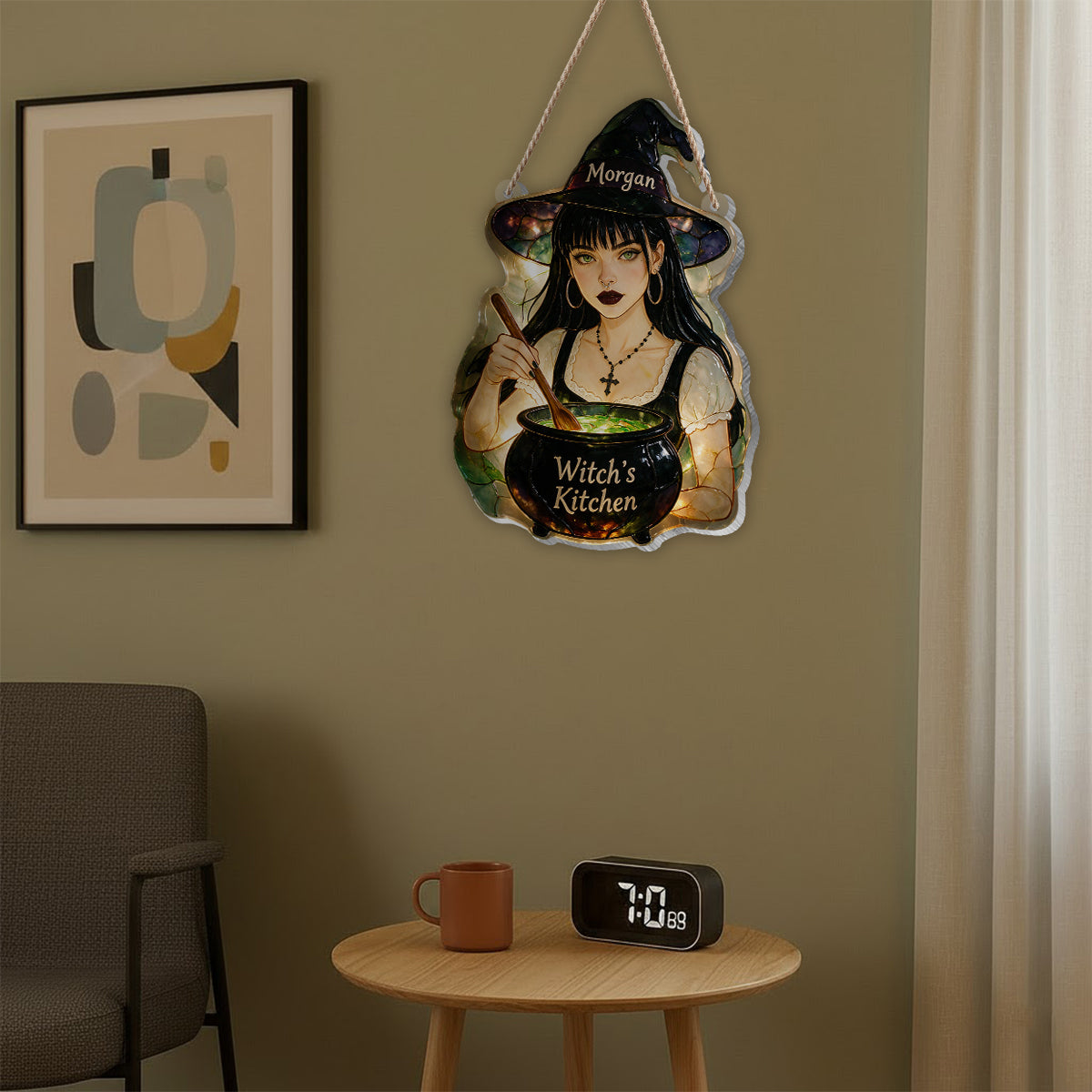 Witch's Kitchen - Personalized Witch LED Light Acrylic Sign