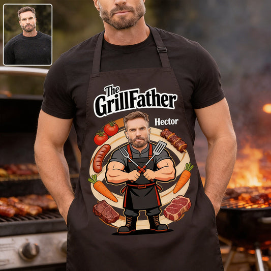 The Grillfather - Personalized Father Apron