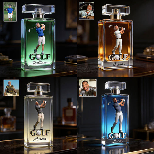Luxury Gift For Man - Personalized Golf Refillable Perfume Bottle