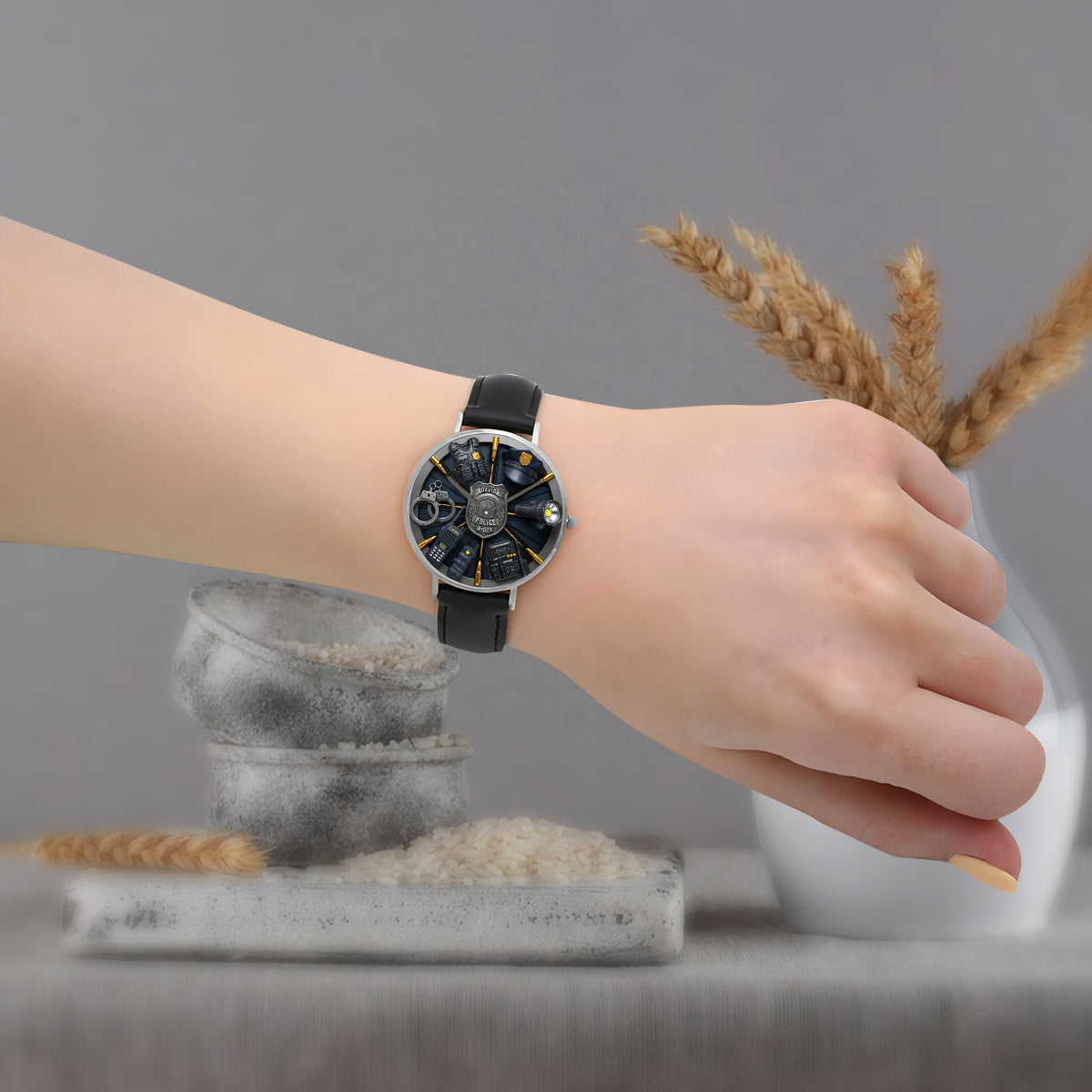 Serve And Protect - Personalized Police Officer Hand Watch