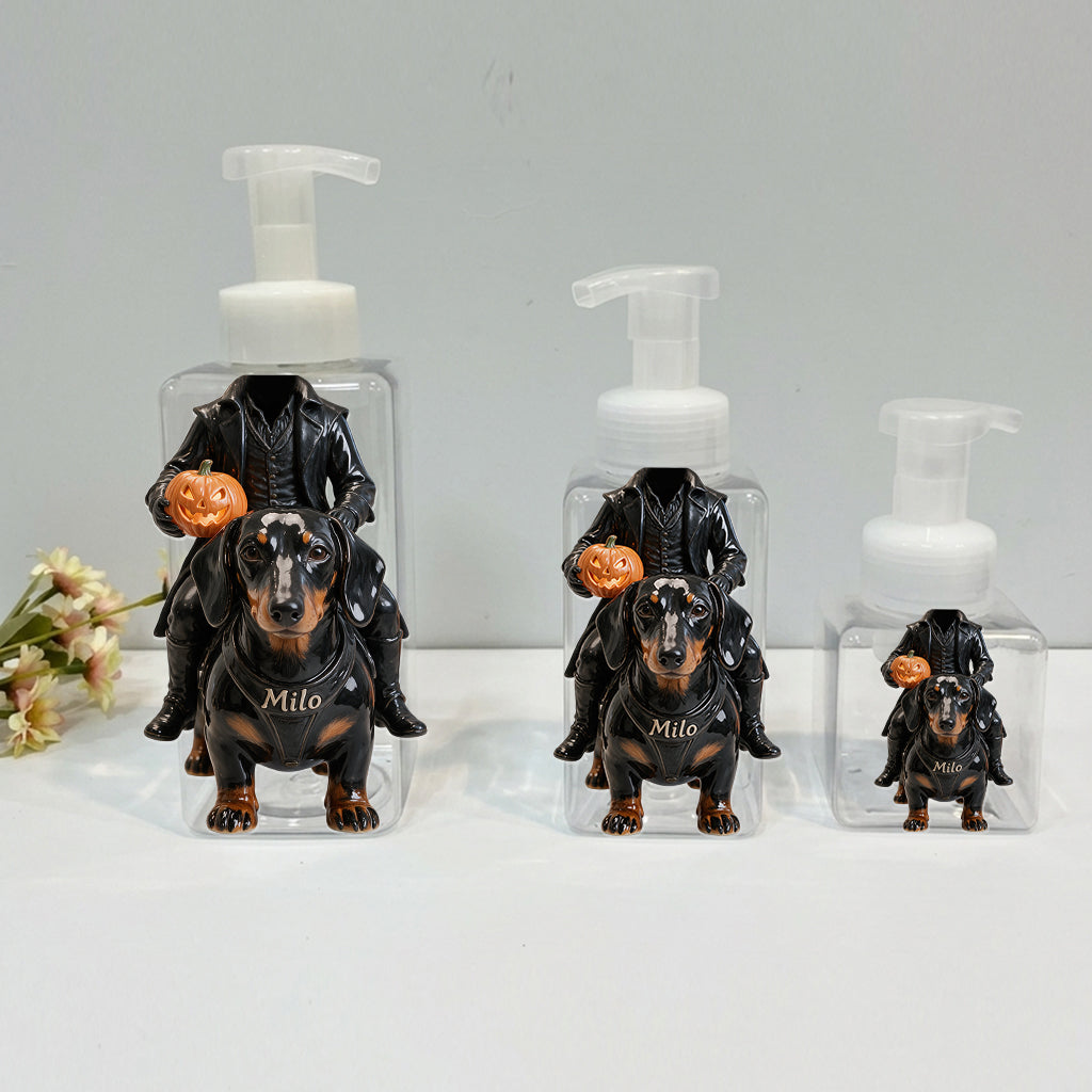 Headless Rider Halloween Pet - Personalized Dog Pump Dispenser