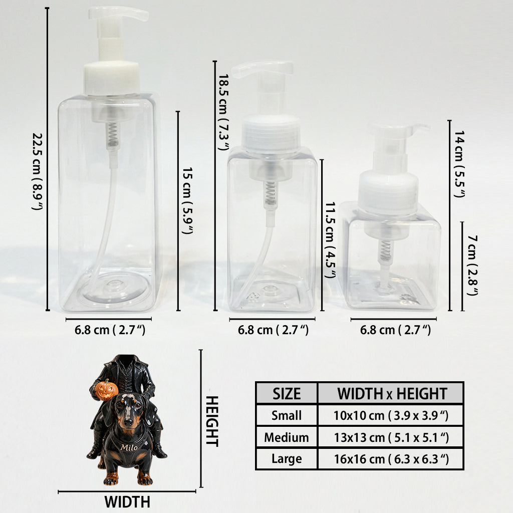 Headless Rider Halloween Pet - Personalized Dog Pump Dispenser