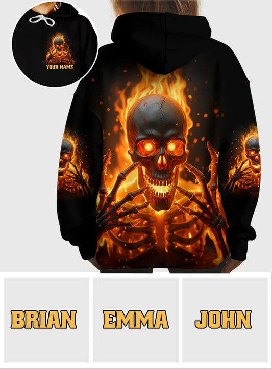 My Give A F Is Broken - Personalized Skull All Over Shirt