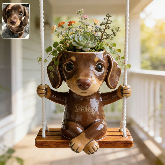 Pet Lovers - Personalized Dog Hanging Pot