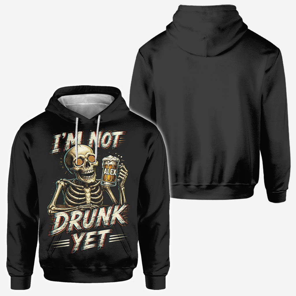 I'm Not Drunk Yet - Personalized Beer All Over Shirt